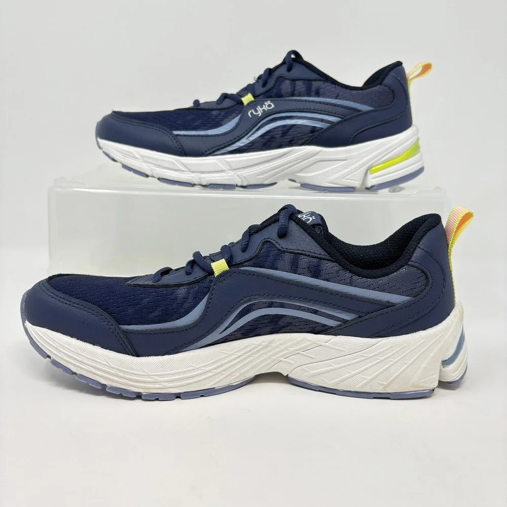 Ryka Imagine Women's 7M‎ Navy Blue Athletic Running Shoes Memory Foam